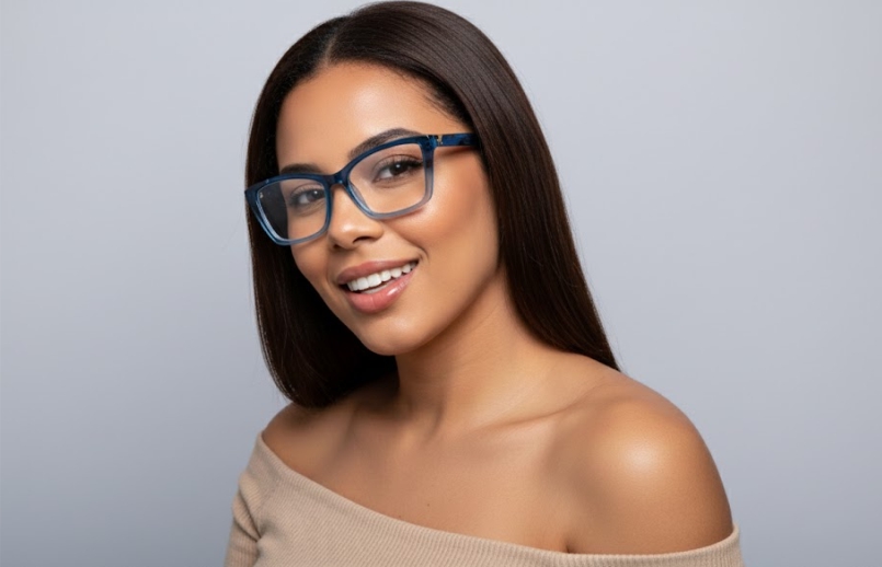 Armação Feminina Vitta Cat-Eye Translúcido: Estilo 1