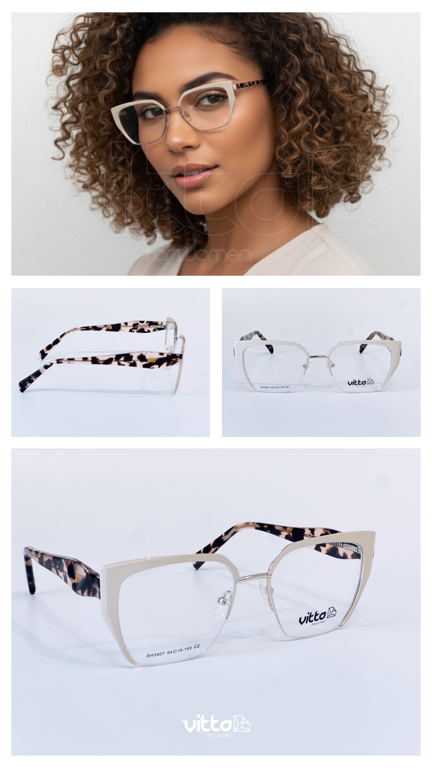 Armação Feminina Vitta Rimless: Sofisticação e Leveza Armação Feminina Vitta Rimless: Sofisticação e Leveza