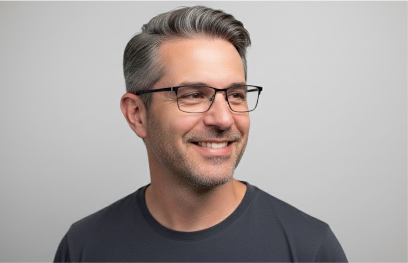 Armação Avantee Semi-Rimless: Leveza e Estilo Executivo 1