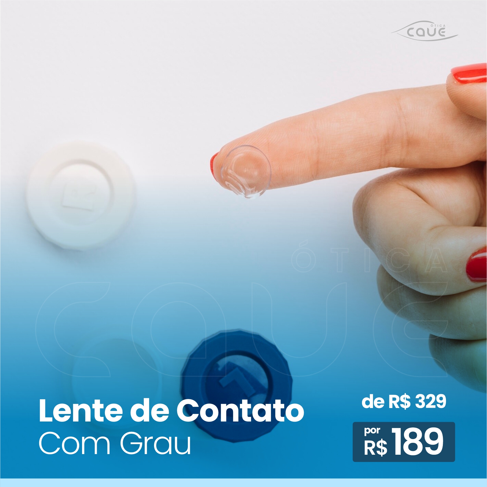 Cupom | Lentes de Contato com Grau de R$ 329 por R$ 189